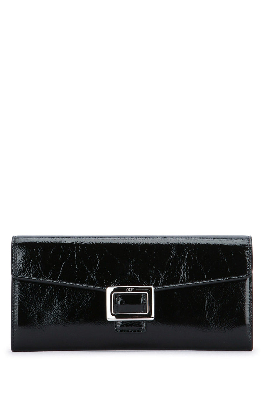 Roger Vivier Wallet — Black Patent Leather
