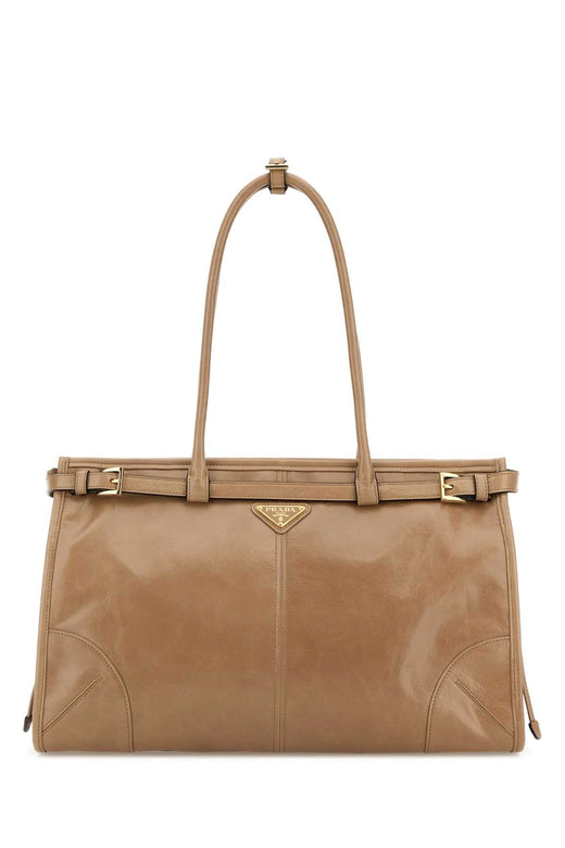 Prada Bonnie Shoulder Bag — Beige