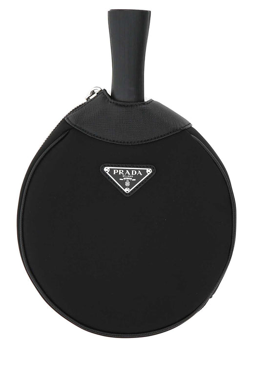 Prada Ping Pong Clutch — Black Exterior: Re-nylon