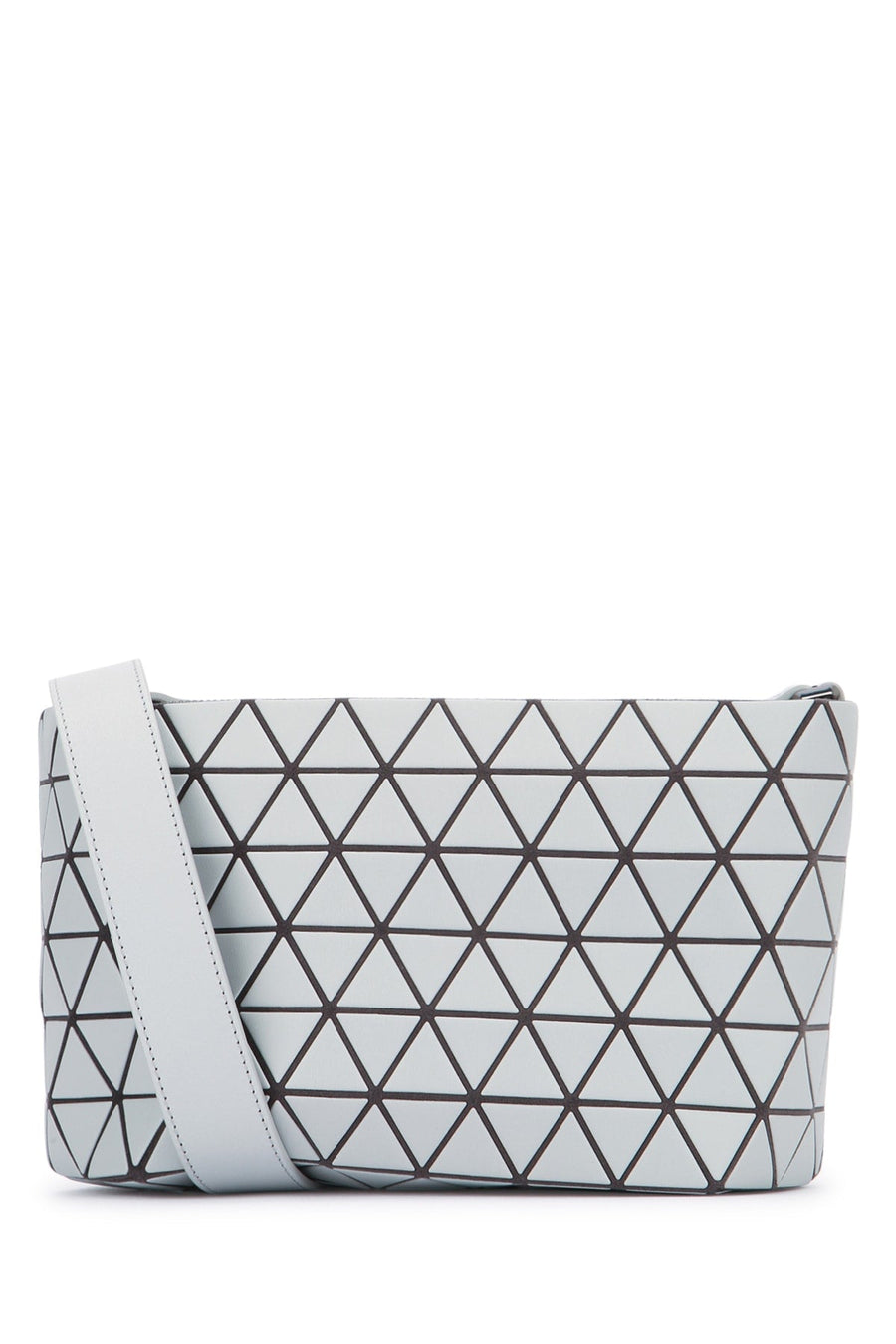 Baobao Matte Crossbody Bag — Gray Mixed Fibres