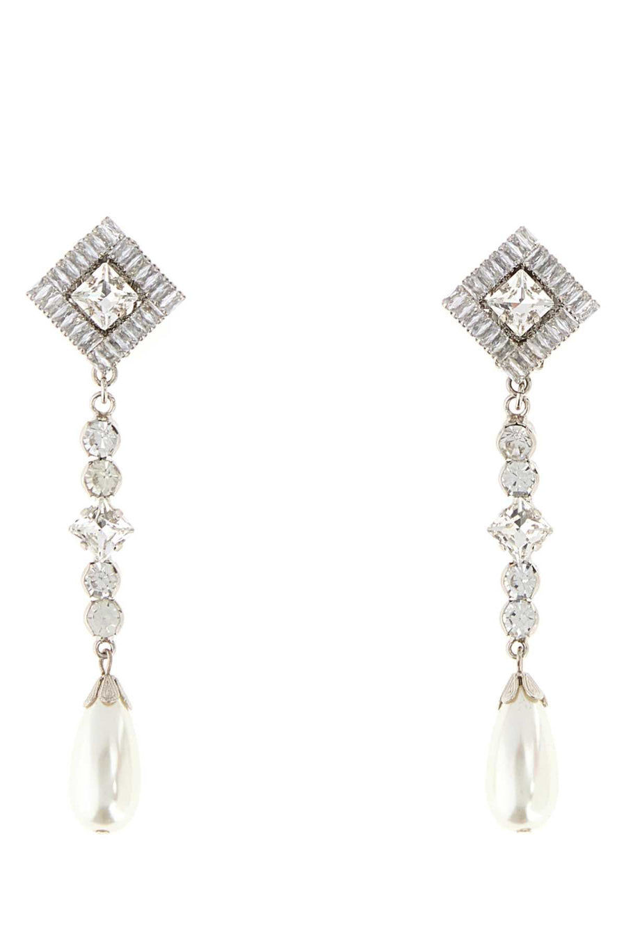 Alessandra Rich Earring Earrings — Silver