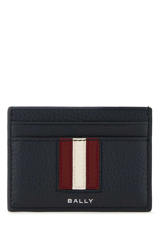 Bally Card Case — Black Exterior: Leather Wallet