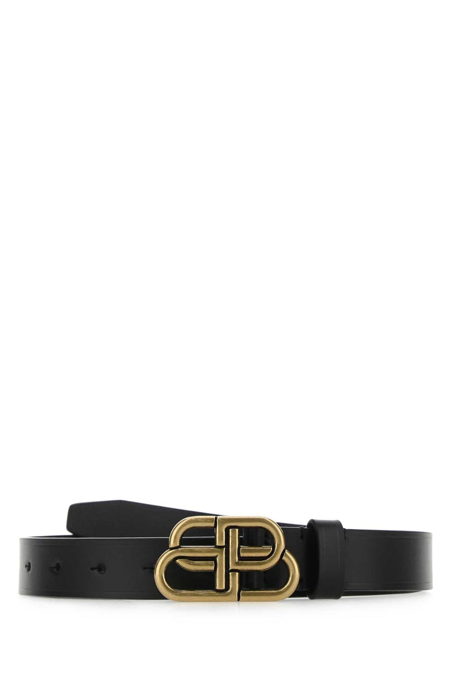 Balenciaga Thin Belt — Black T Domesticated Calf Le