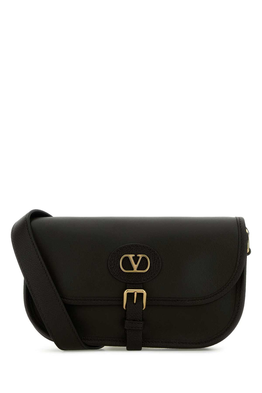Valentino Garavani Antibes Crossbody Bag — Black Calf Leather - Bos Taurus