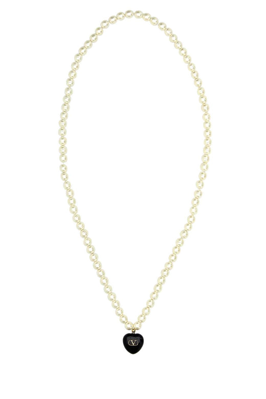 Valentino Garavani Cuore Necklace — White Necklaces