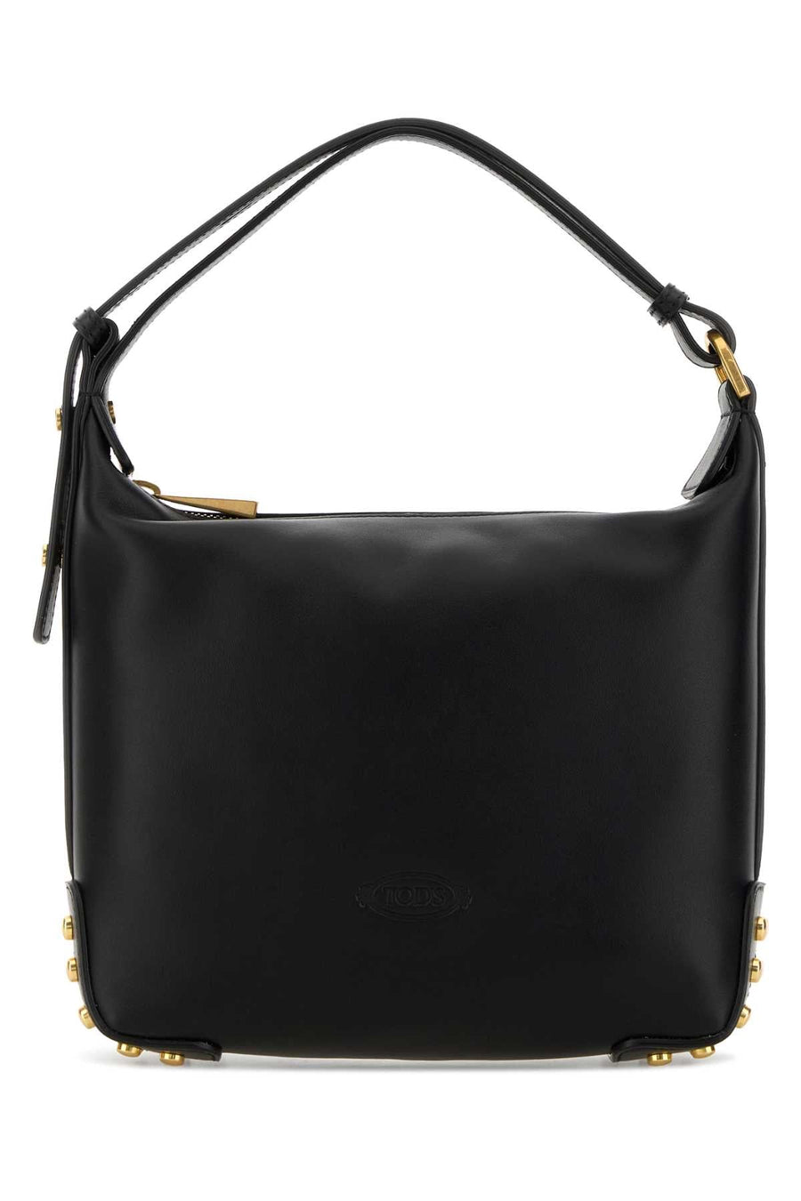 Tods Sacca Shoulder Bag — Black