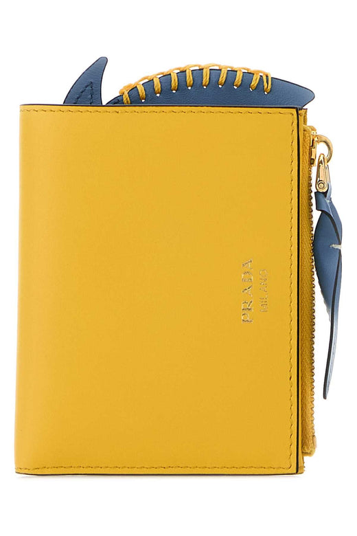 Prada Lampo Wallet — Yellow