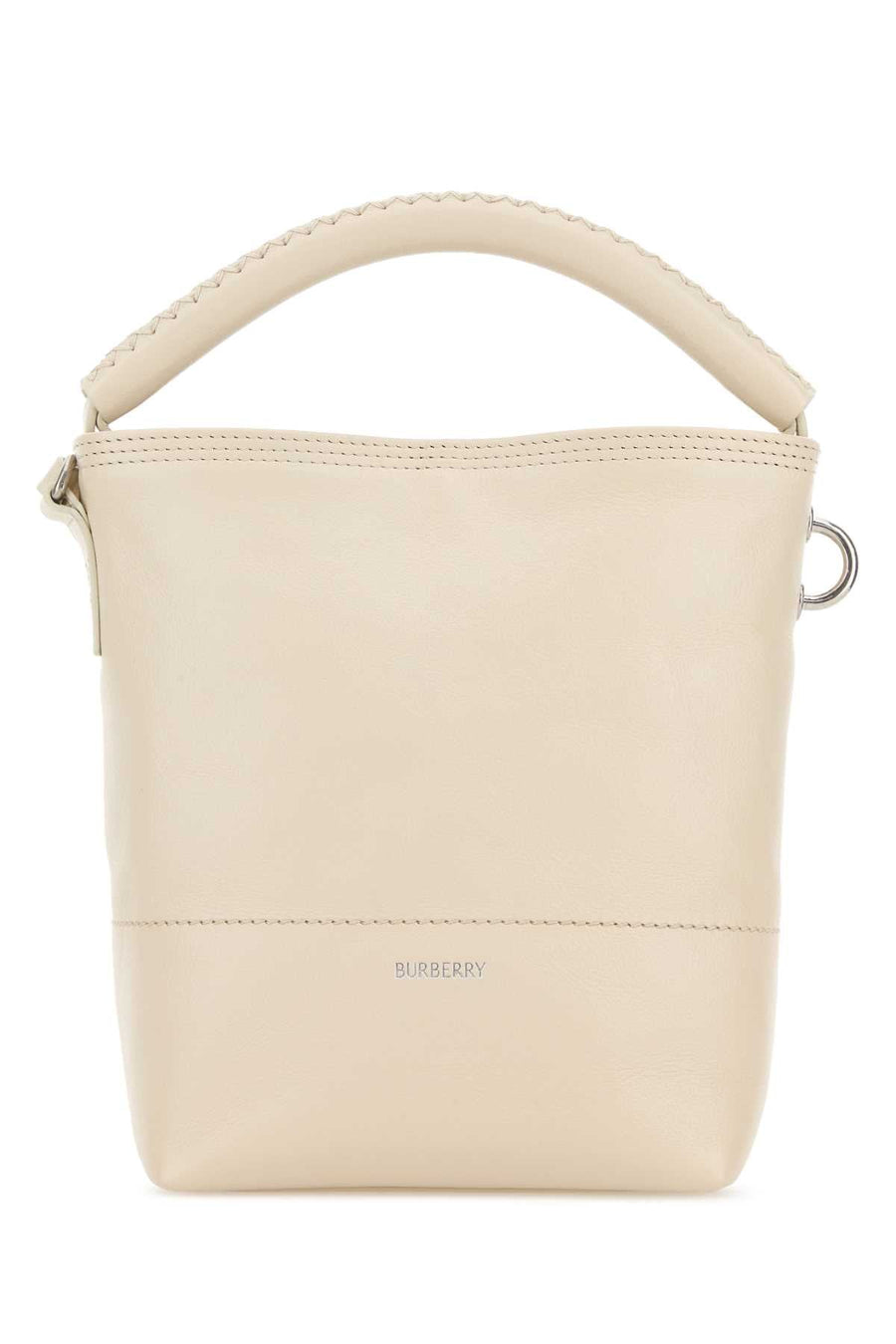 Burberry Clip Bucket Bag — Beige