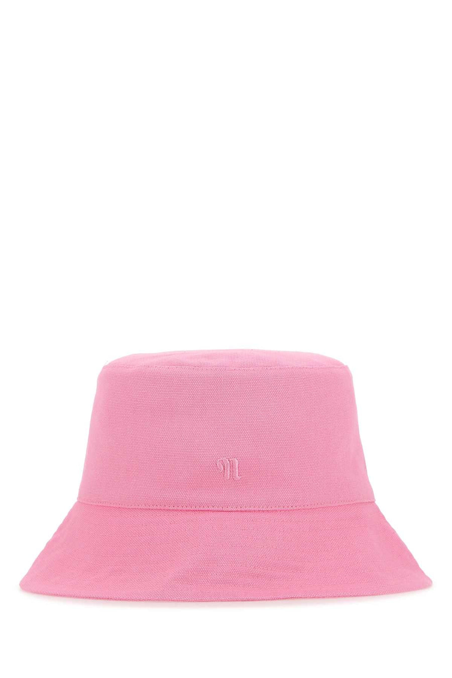 Nanushka Organic Cotton Bucket Hat — Pink Exterior