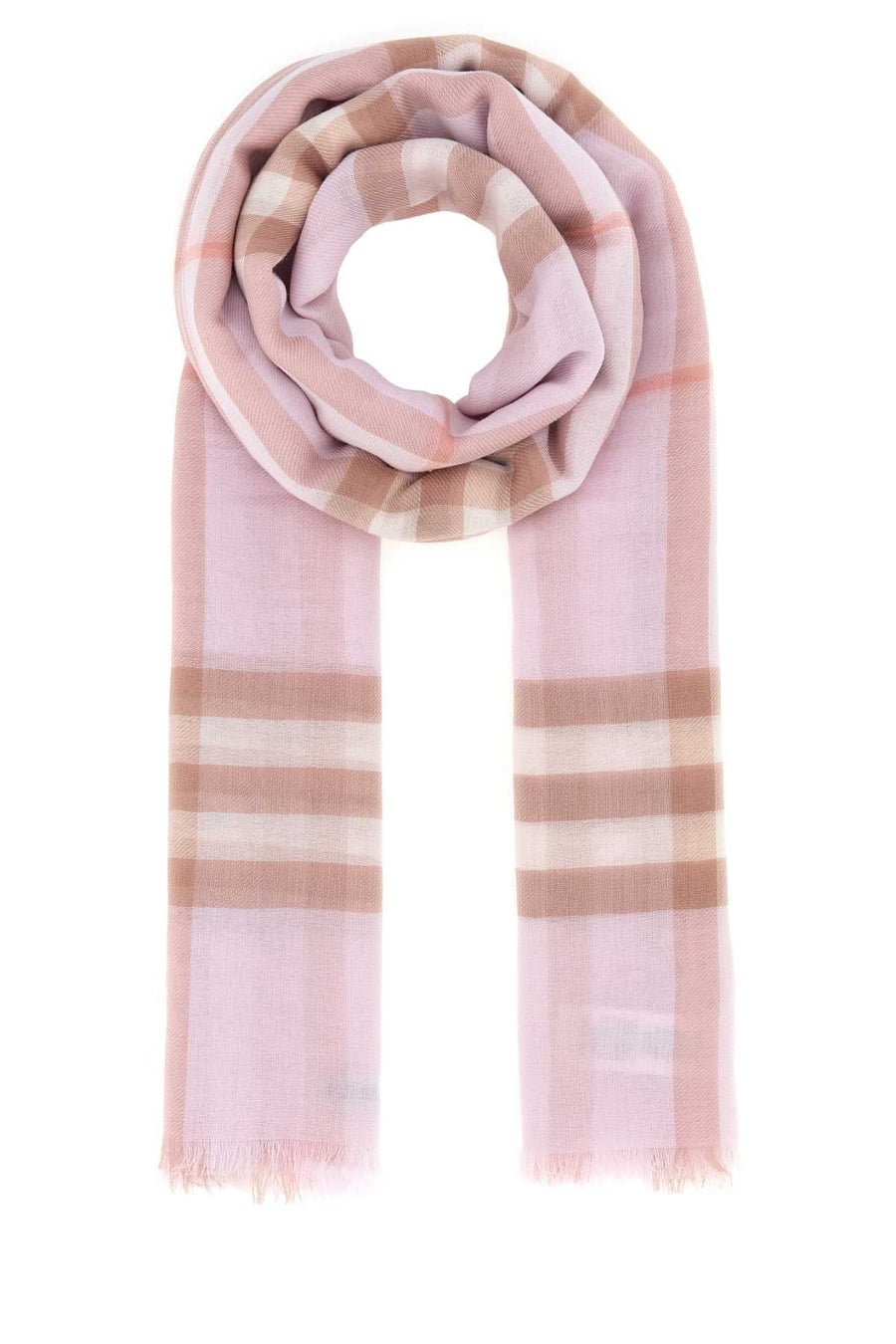 Burberry Giant Scarf — Pink Exterior: Wool Scarfs