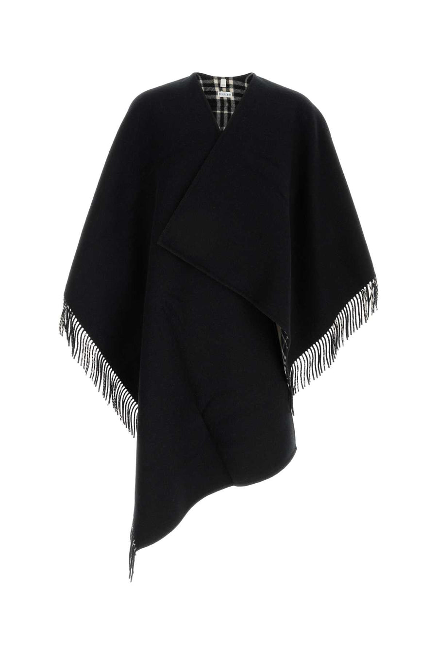 Burberry Coniston Shawl — Black Exterior: Wool Shawls