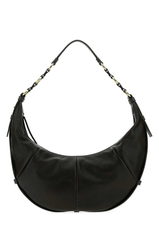 Saint Laurent Saharienne Shoulder Bag — Black