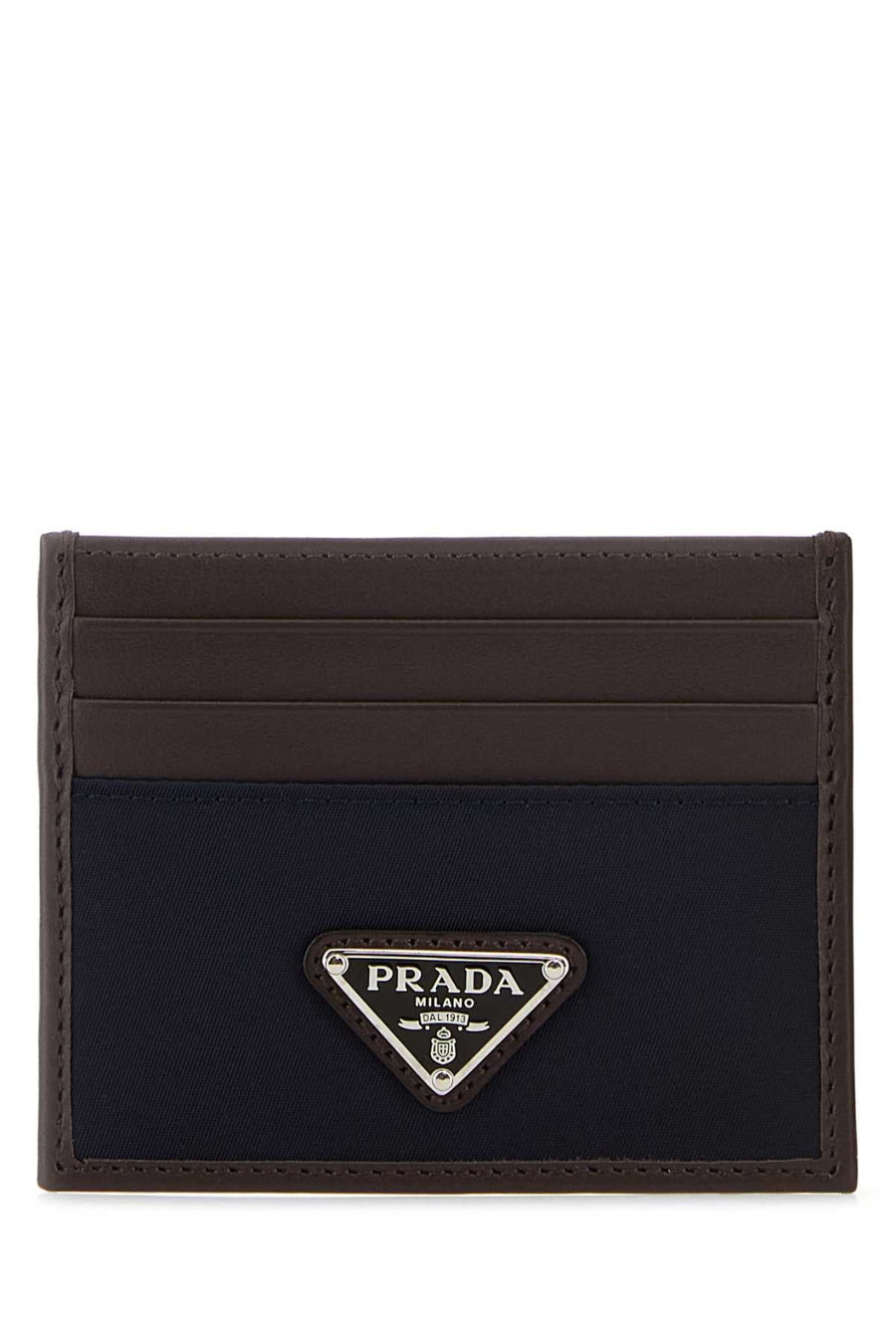 Prada Milano Card Case — Brown Cases