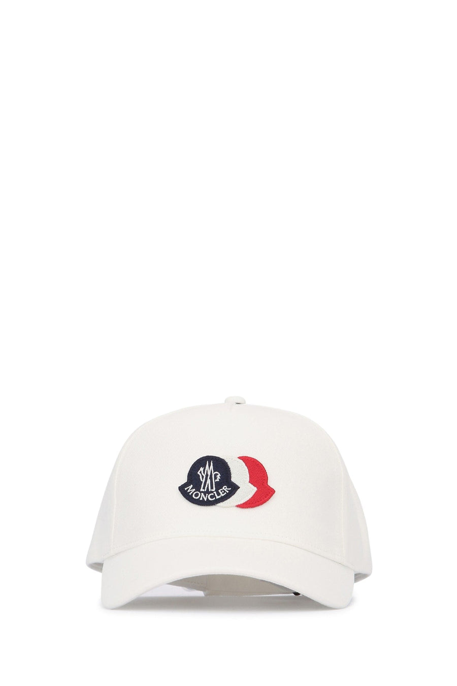 Moncler Jr Baseball Cap — White Base Fabric: Cotton Caps
