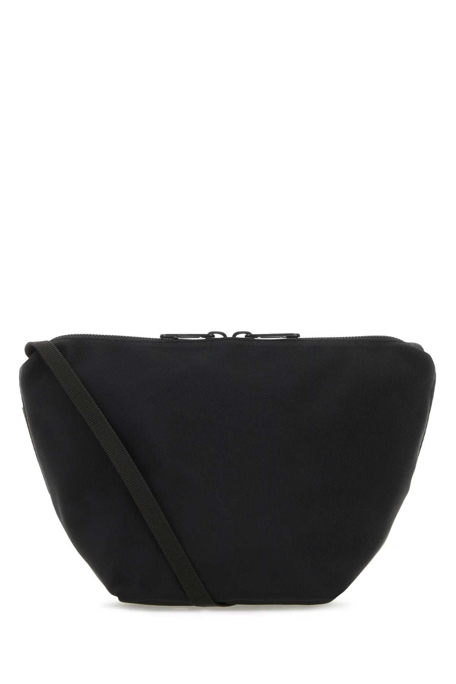 Herve Chapelier Square Crossbody Bag — Black Pvc Polyamide