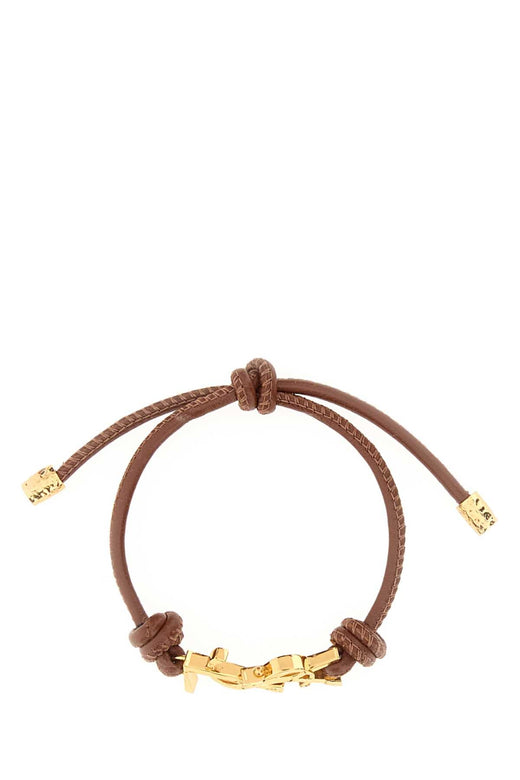 Saint Laurent Cassandre Bracelet — Brown Bracelets