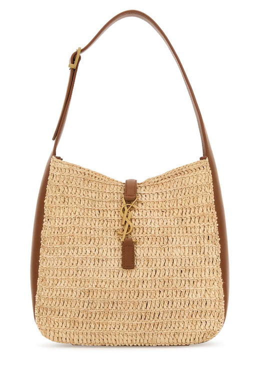 Saint Laurent Le 5 À 7 Shoulder Bag — Beige