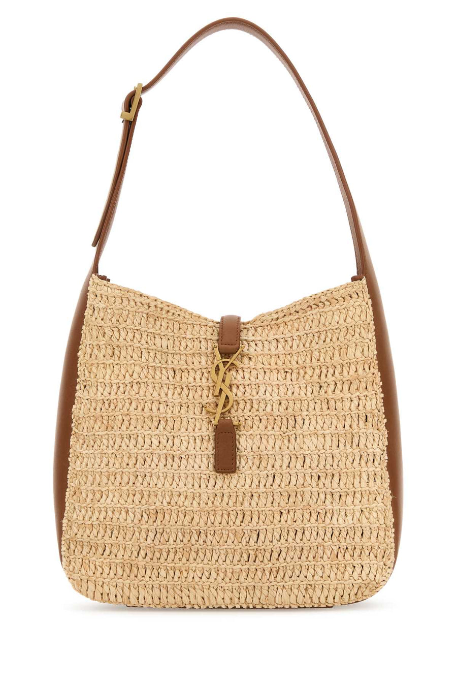 Saint Laurent Le 5 À 7 Shoulder Bag — Beige