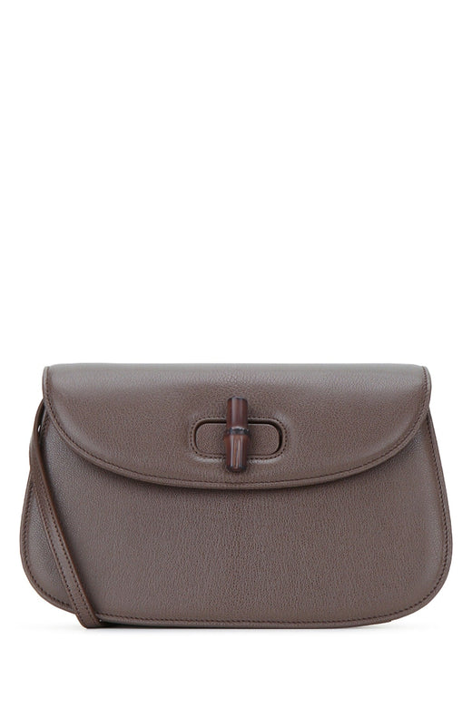 Gucci Bamboo Shoulder Bag — Brown Leather