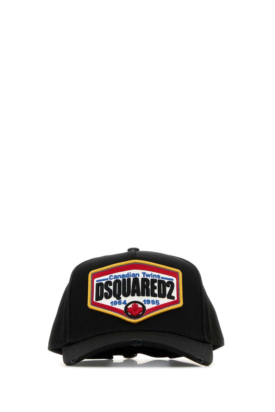 Dsquared2 Logo-Embroidered Cotton Baseball Cap — Black Caps