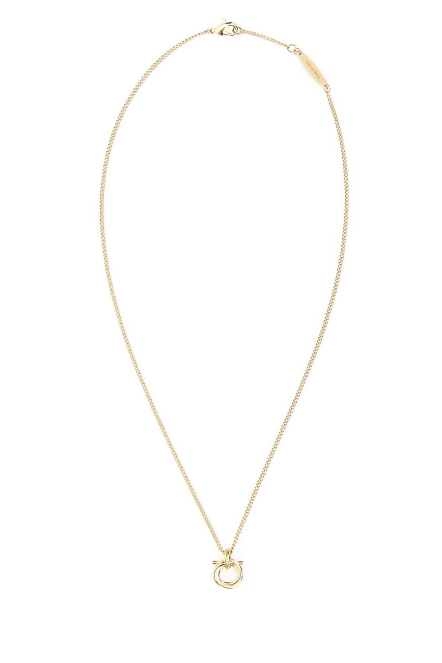 Ferragamo Gancini Necklace — Gold Necklaces