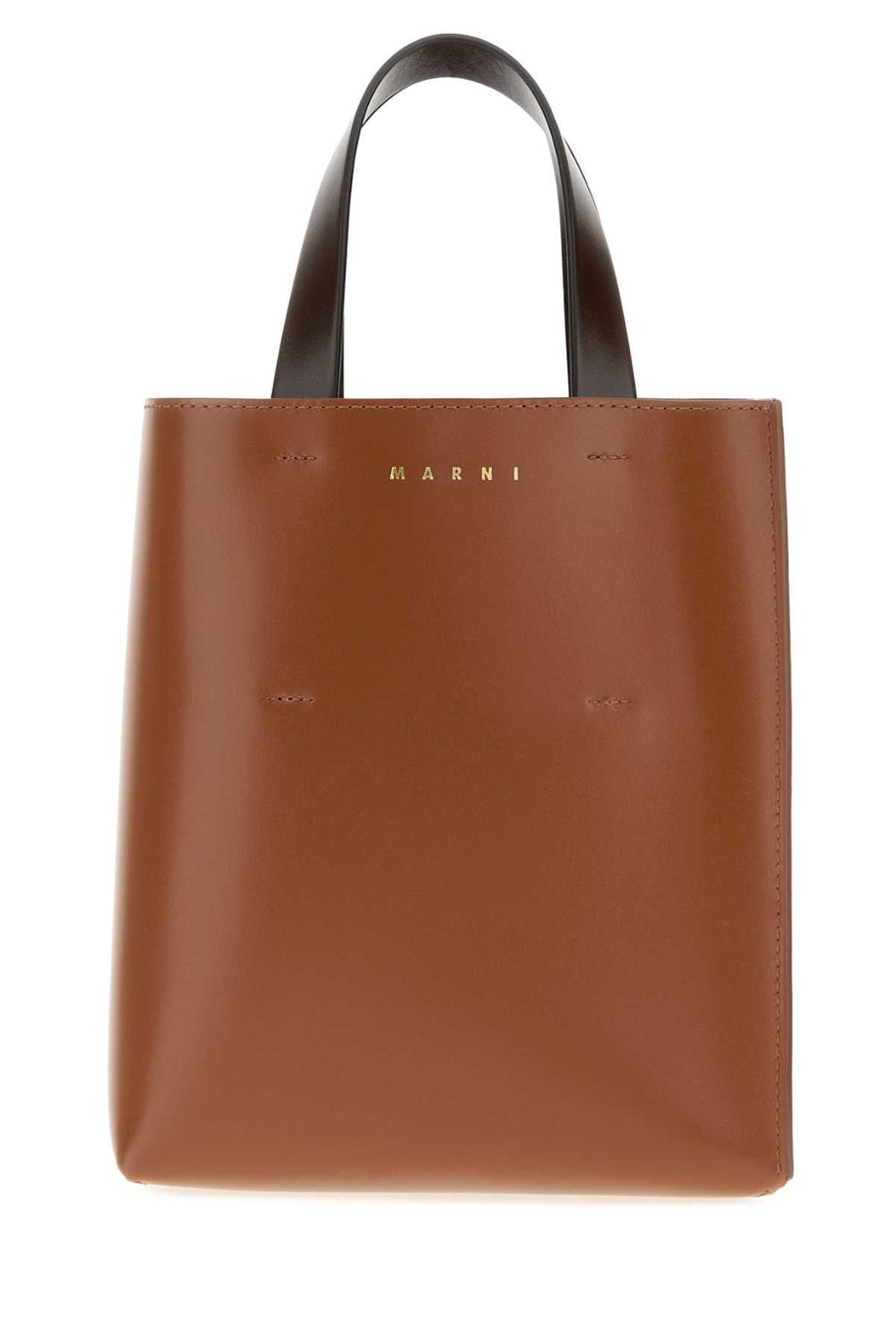 Marni Museo Top Handle Bag — Brown