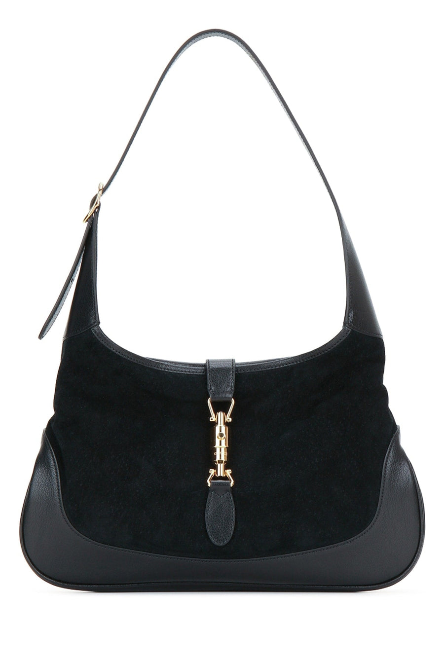 Gucci Jackie 1961 Shoulder Bag — Black Calf Skin