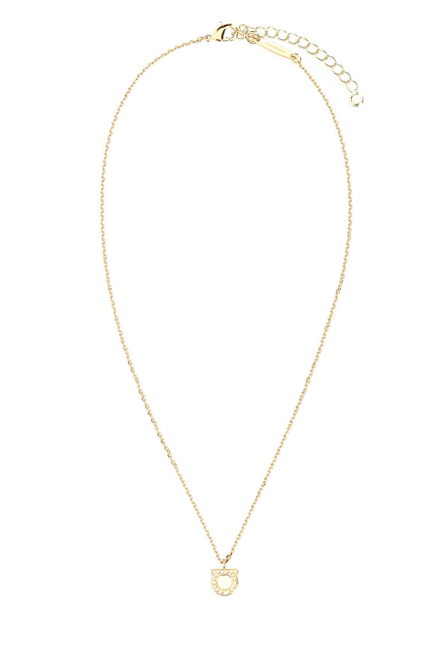 Ferragamo Stra Necklace — Gold Necklaces