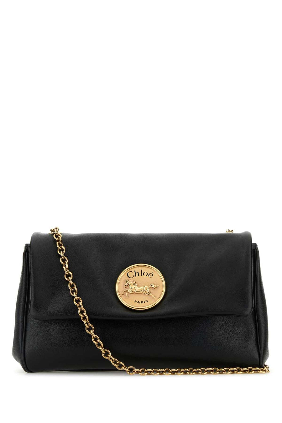 Chloé Heritage Shoulder Bag — Black