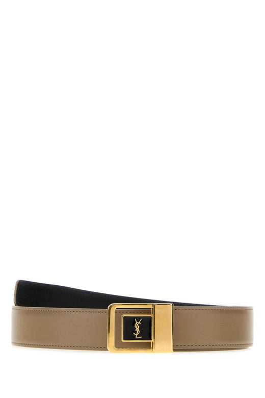 Saint Laurent Ysl Belt — Beige