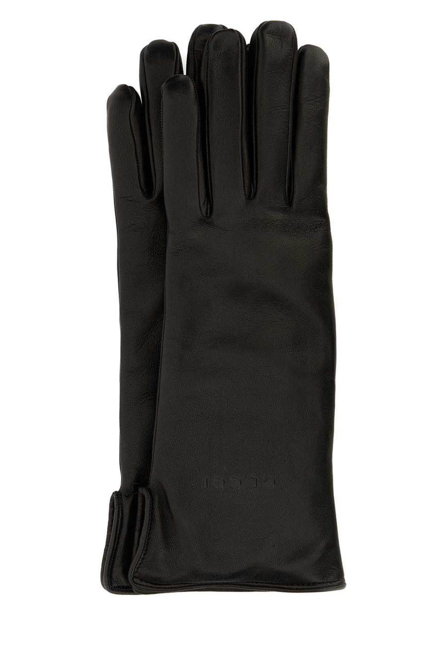 Gucci Leather Gloves — Black