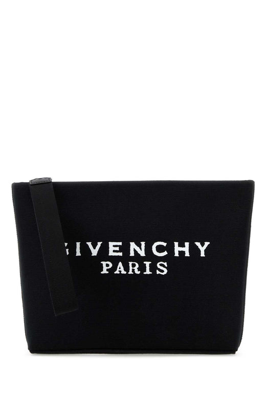 Givenchy Logo Clutch — Black