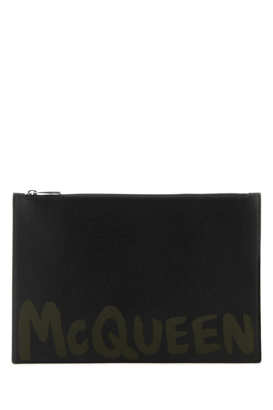 Alexander Mcqueen Beauty Clutch — Black Wallet