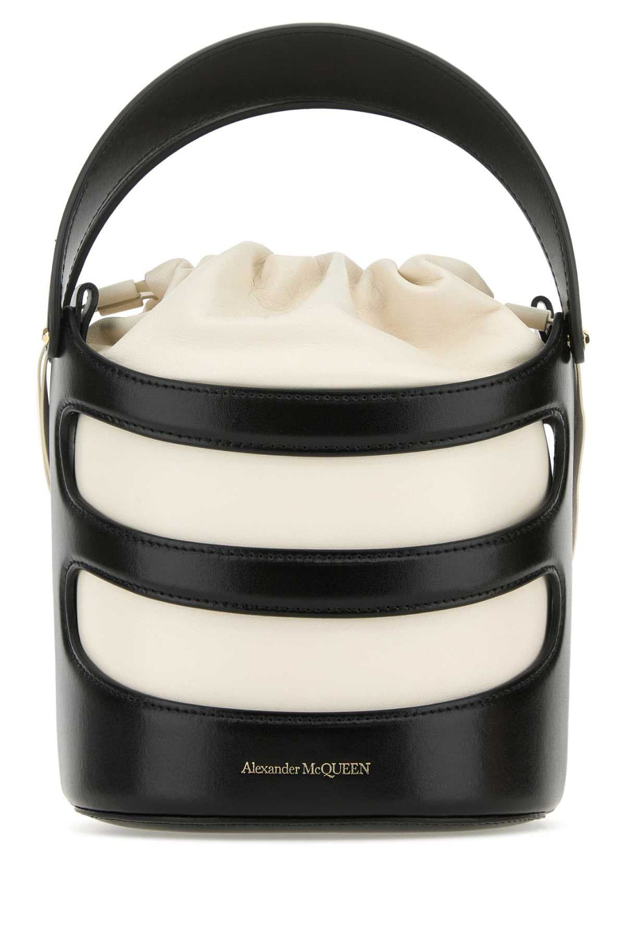Alexander Mcqueen Rise Bucket Bag — Black