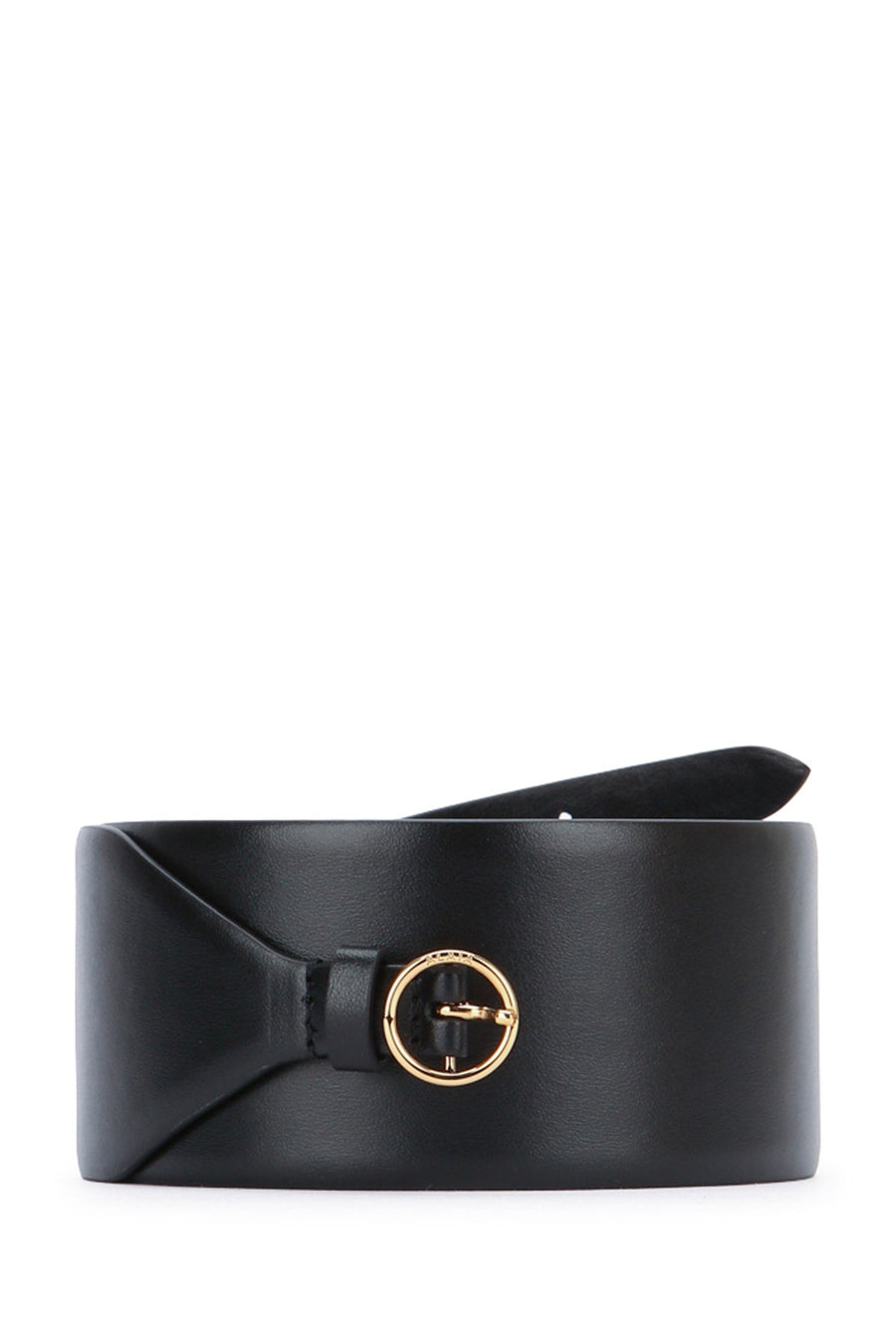 Alaia Belt — Black Leather
