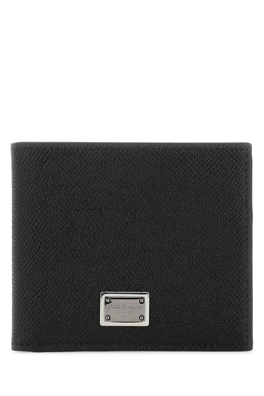Dolce & Gabbana Vitello Leather Wallet — Black