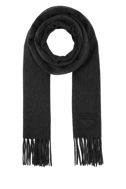 Prada Cashmere Scarf — Gray Exterior: Scarfs