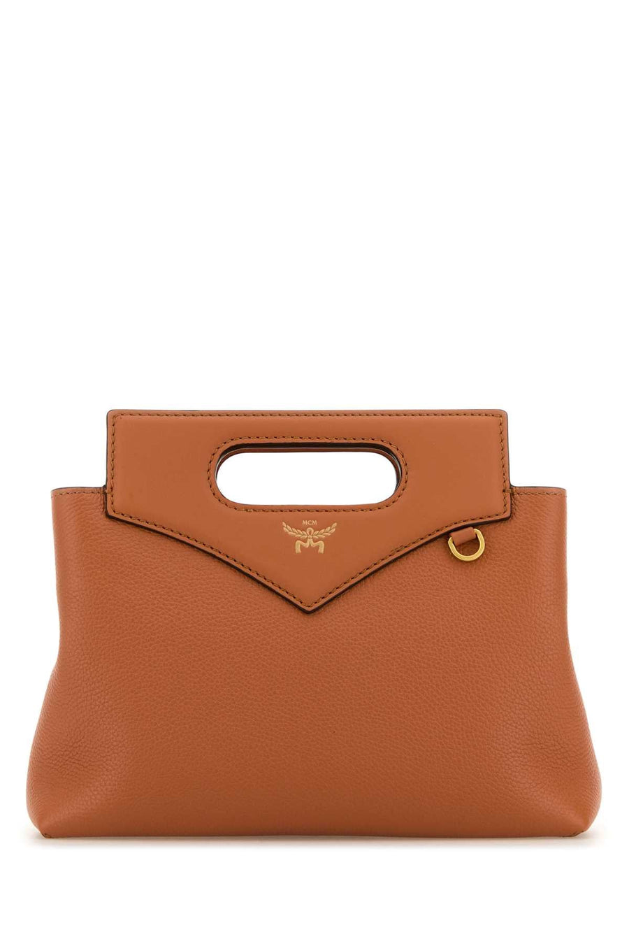 Mcm Soft Top Handle Bag — Orange