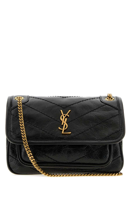 Saint Laurent Niki Mini Shoulder Bag — Black