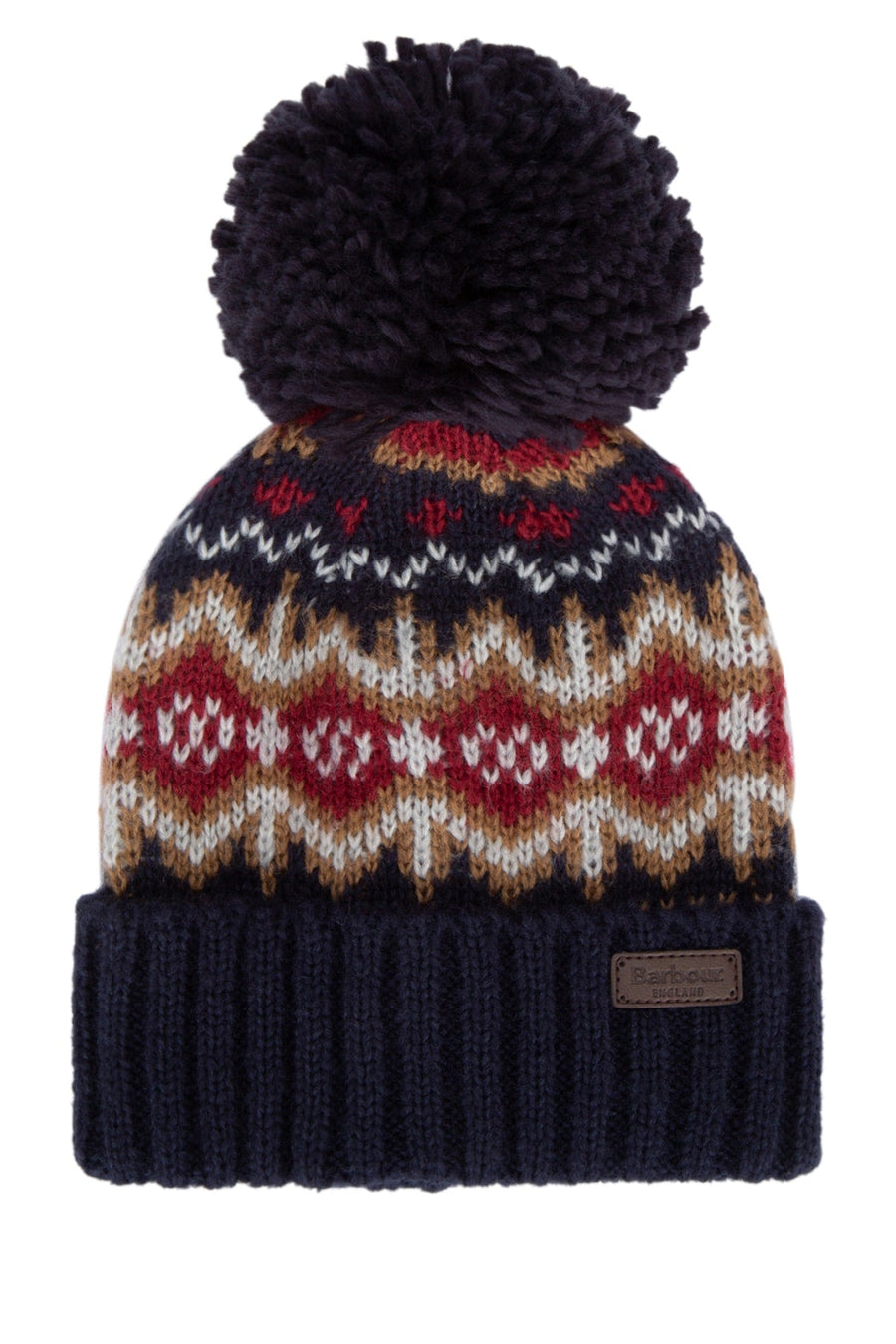 Barbour Kids Boys Beanie — Navy Wool Knit Beanies