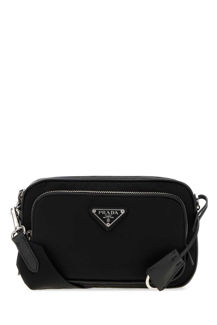 Prada Re-Nylon Crossbody Bag — Black