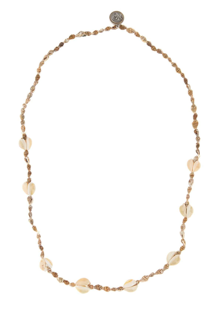 Alanui Cowrie Shell Necklace — Beige Necklaces