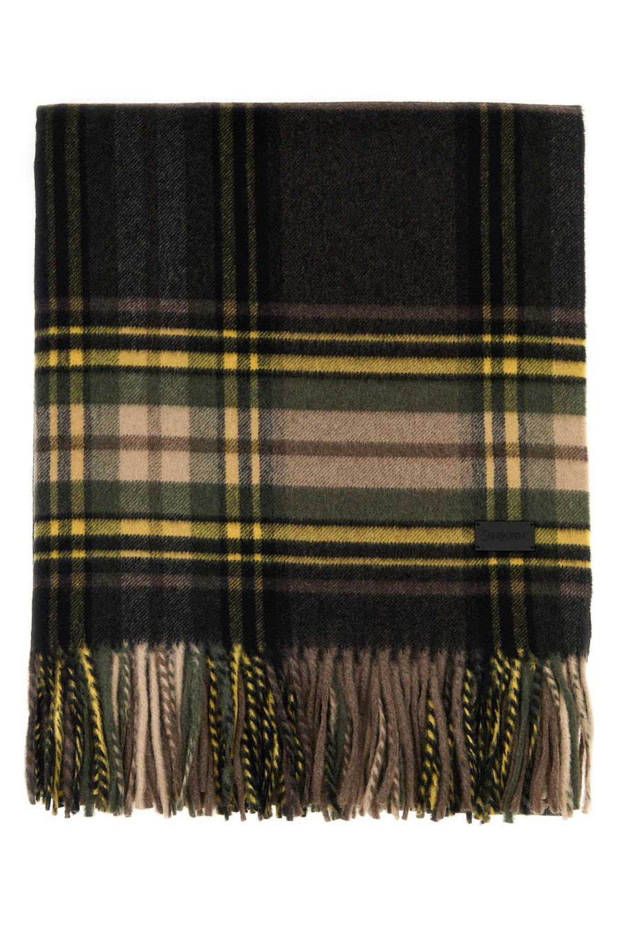 Saint Laurent Etole Scarf — Black Exterior: Cashmere Wool Scarfs