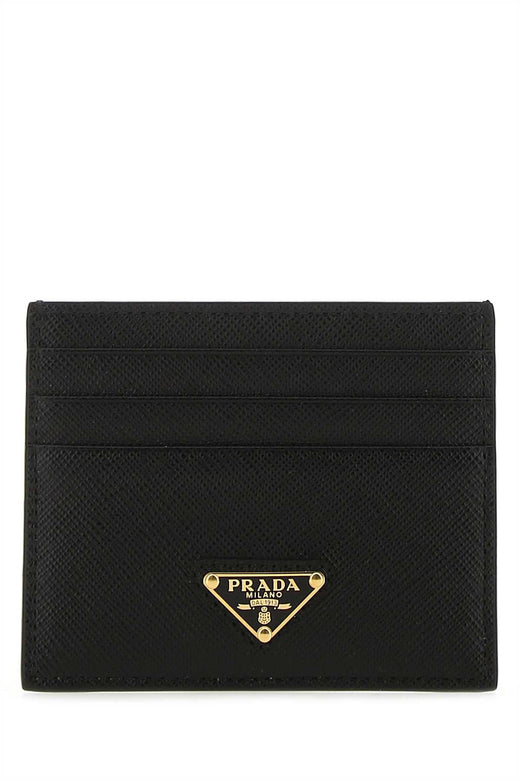 Prada Saffiano Leather Card Case — Black Vitello Cases