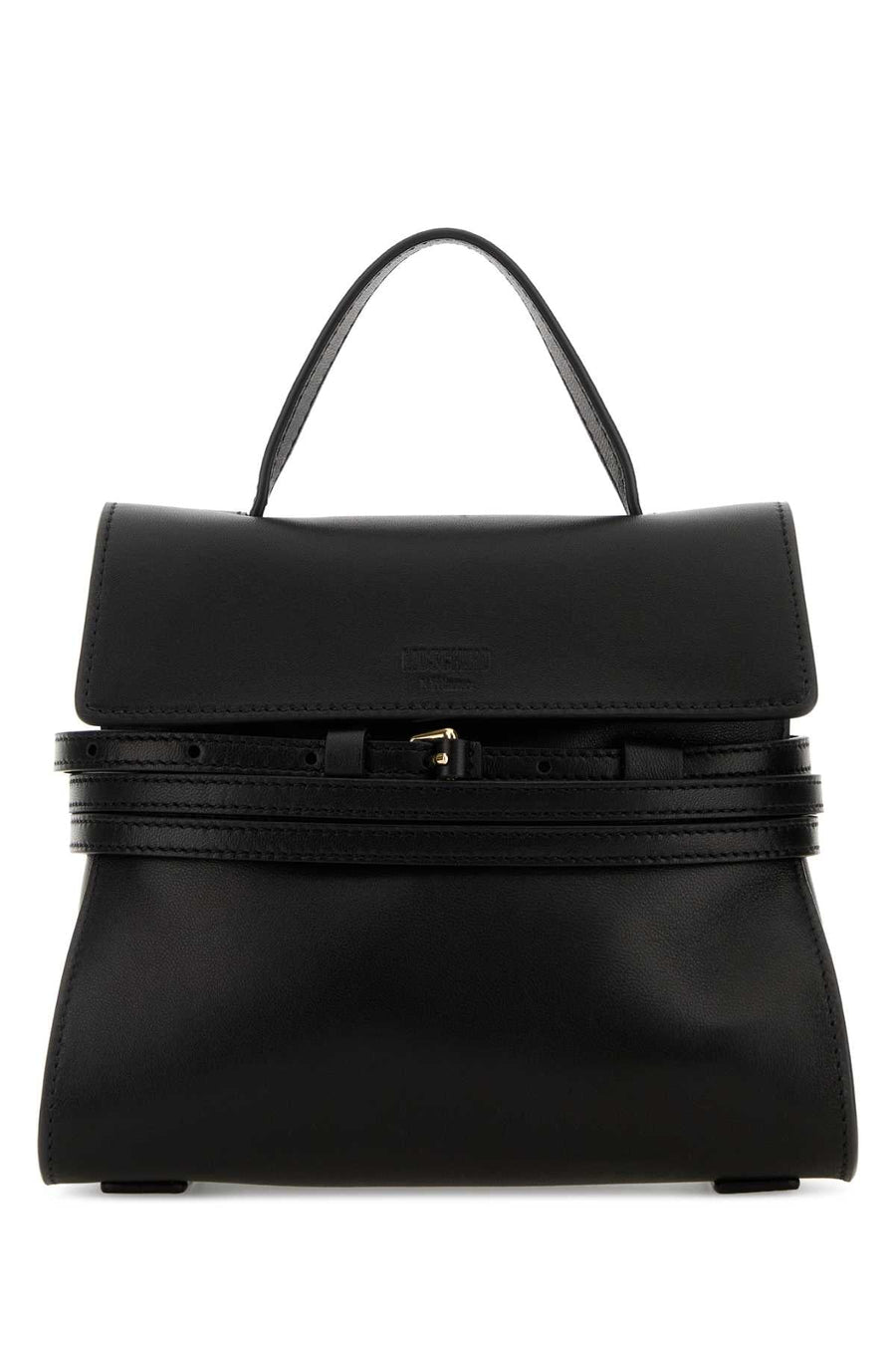Moschino Top Handle Bag — Black