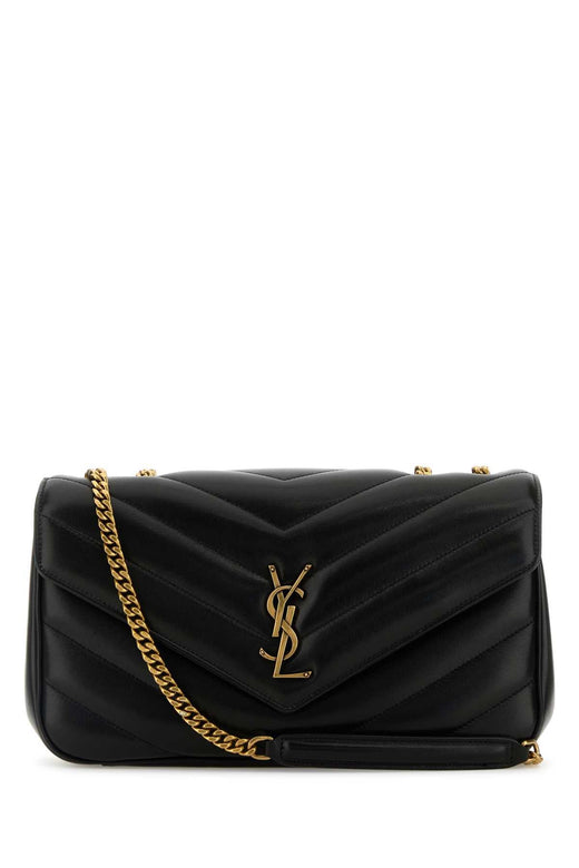 Saint Laurent Loulou Shoulder Bag — Black