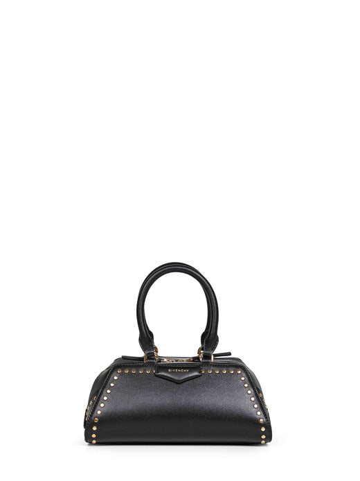Givenchy Antigona Top Handle Bag — Black Calf Leather