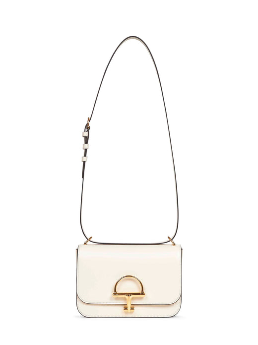 Gucci Siena Shoulder Bag — White Calf Leather
