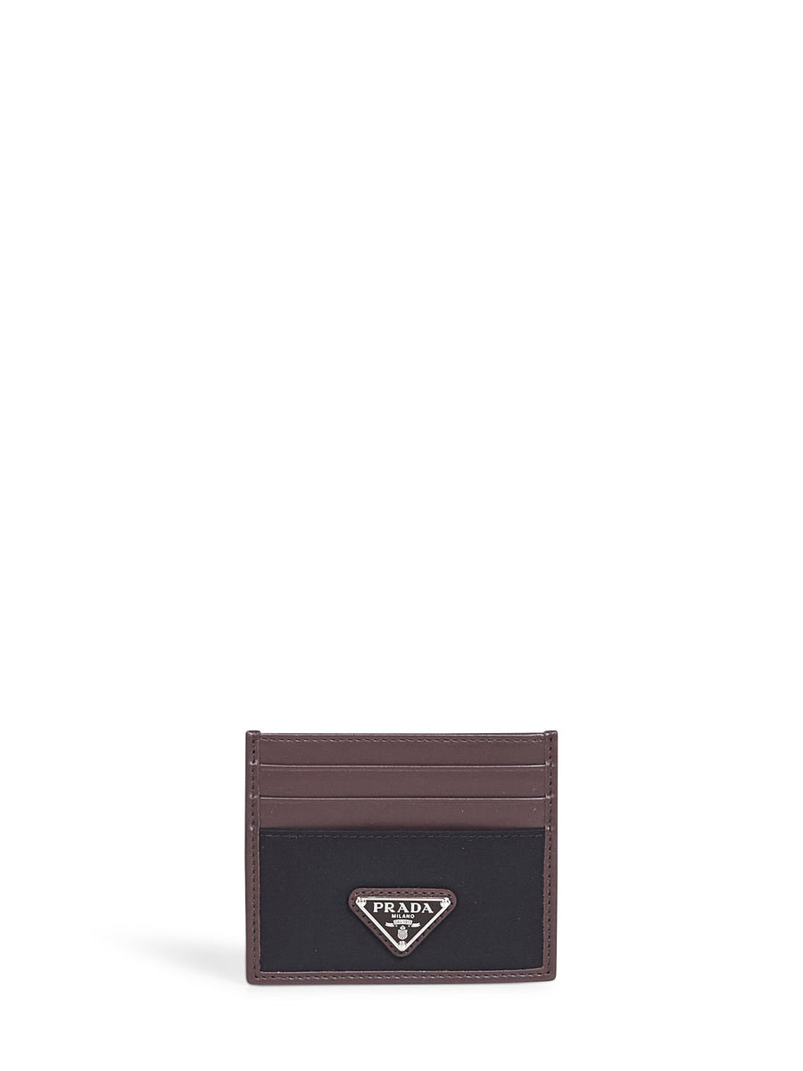 Prada Re-Nylon Card Case — Black Recycled Polyamide Cases