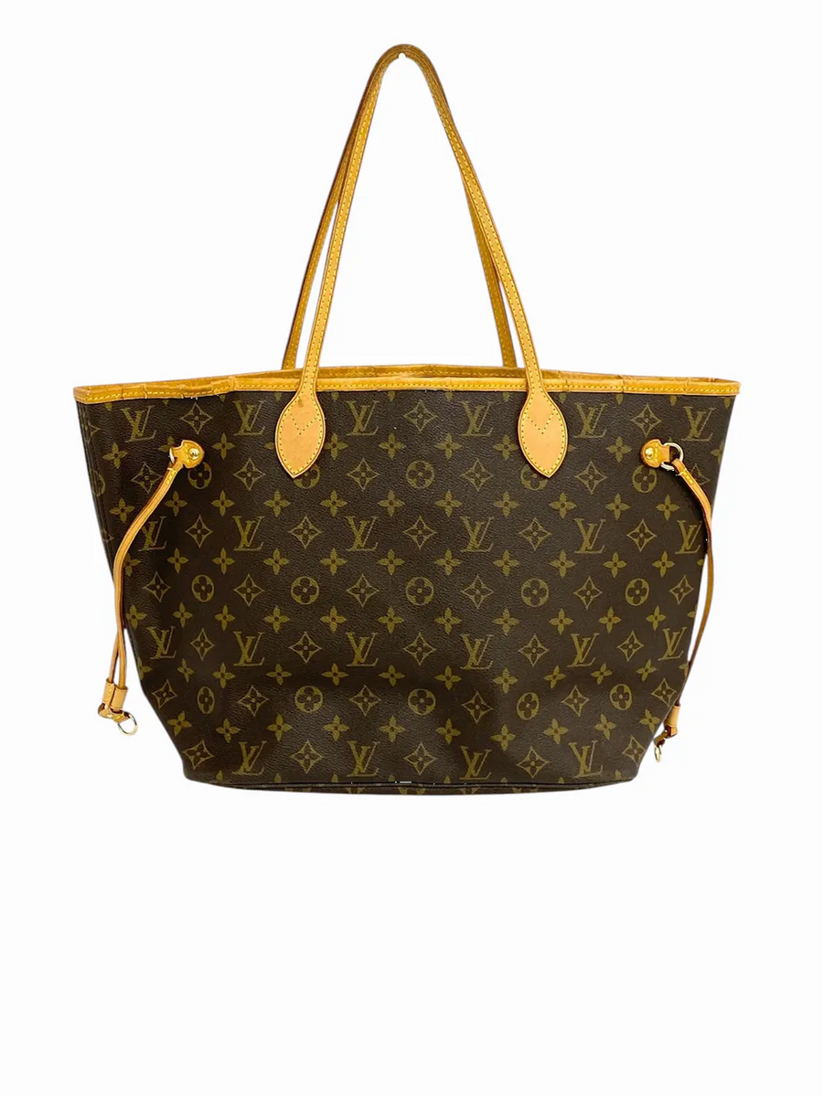 Louis Vuitton Neverfull Inside Out Monogram Canvas And Leather Brown Bag